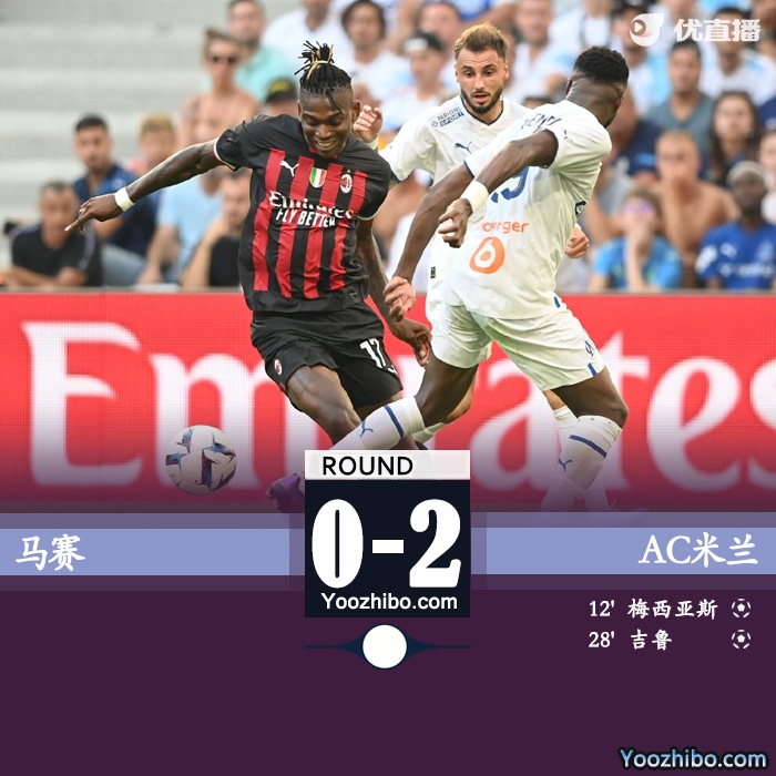 最终米兰2-0马赛。