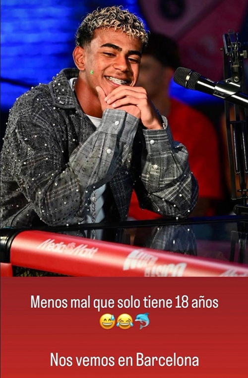 亚马尔父亲发声：还好他才18岁，<a href=/football/zibo/barcelona/ target=_blank class=infotextkey>巴萨</a>再见！