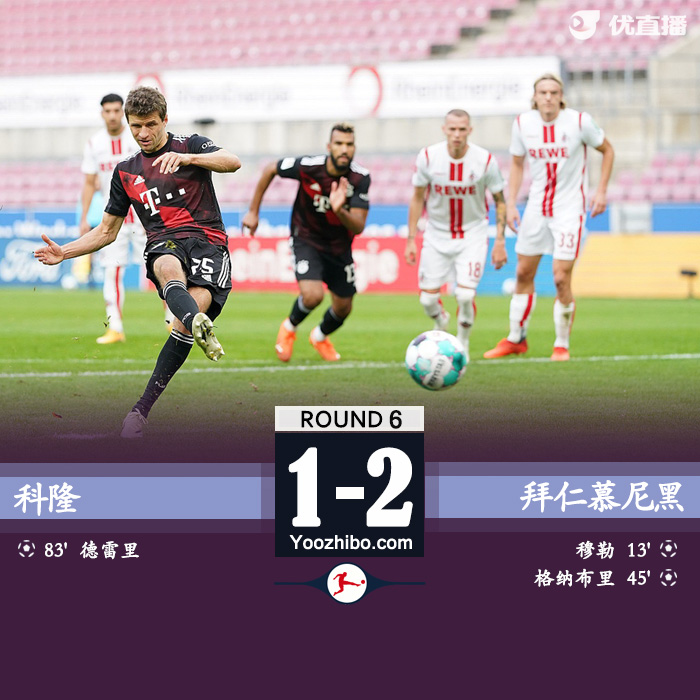 <a href=/football/zibo/bayern/ target=_blank class=infotextkey>拜仁</a>慕尼黑2-1科隆