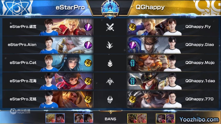 2019年王者荣耀冬冠杯总决赛G4 eStarPro vs QGhappy全场录像