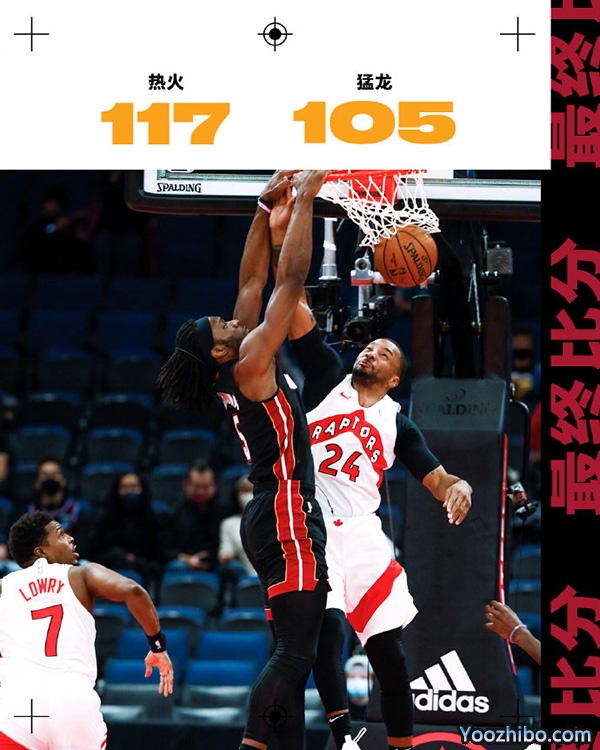 <a href=/basketball/zibo/heat/ target=_blank class=infotextkey>热火</a>以117-105击败了<a href=/basketball/zibo/raptors/ target=_blank class=infotextkey>猛龙</a>