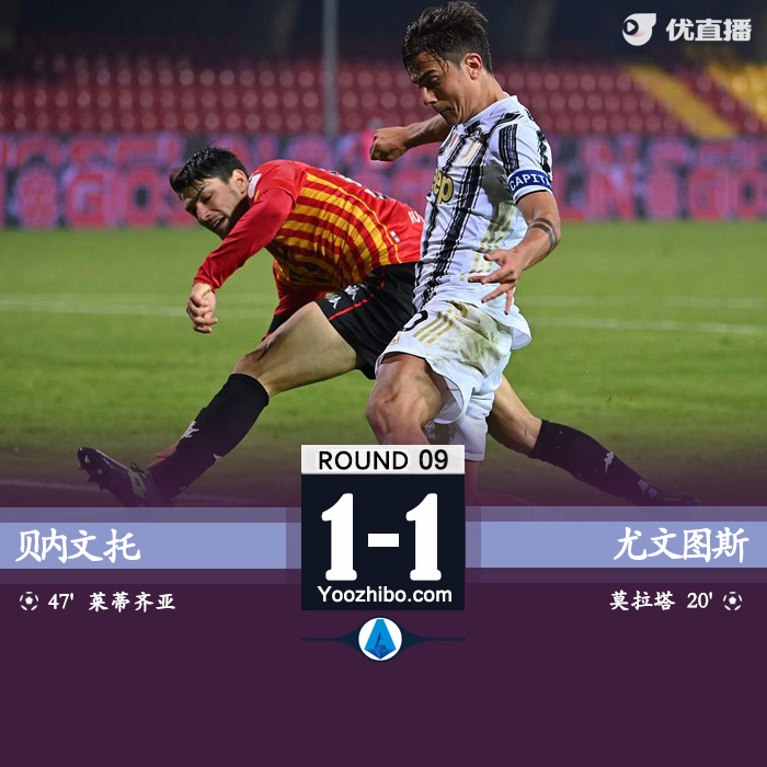 <a href=/football/zibo/juventus/ target=_blank class=infotextkey>尤文图斯</a>1-1贝内文托