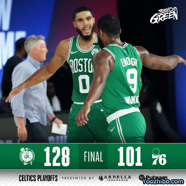 <a href=/basketball/zibo/celtics/ target=_blank class=infotextkey>凯尔特人</a>再胜<a href=/basketball/zibo/76ers/ target=_blank class=infotextkey>76人</a>大比分2-0！