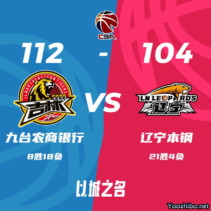 吉林112-104战胜辽宁 皮特森40分 姜伟泽29+7 赵继伟30+14