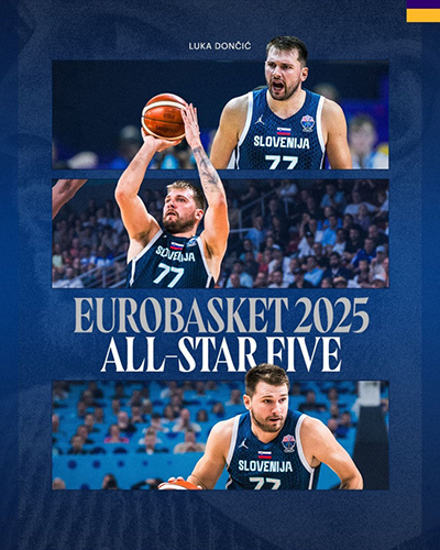 东契奇场均34.7分8.6篮板7.1助攻入选欧锦赛最佳阵，德国击败土耳其夺冠