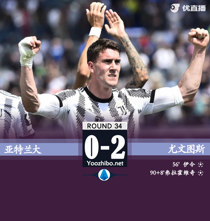 尤文图斯2-0亚特兰大